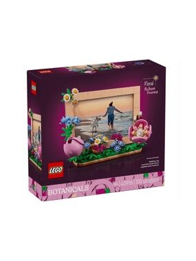 LEGO Pink and Green Floral Picture Frame from Botanicals